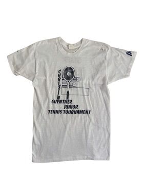 Vintage 80’s White Tennis Tournament Graphic T-Shirt